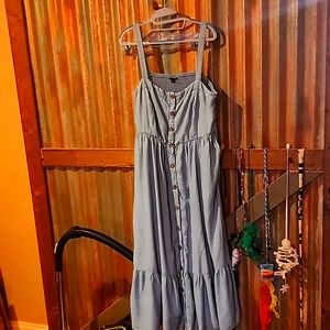Torrid chambrey denim dress